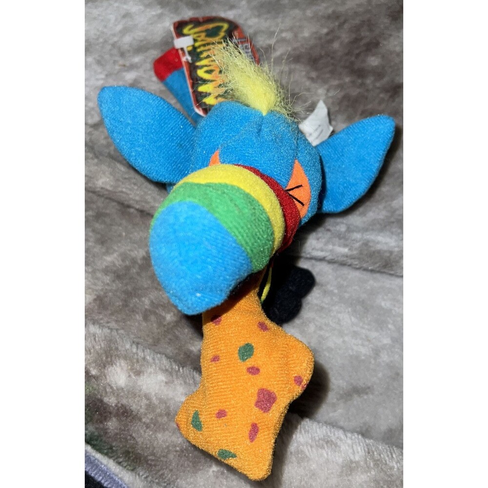 Meanies Series 1 Hurley The Toucan Bean Bag Plush New with Tags Vintage New 1997
